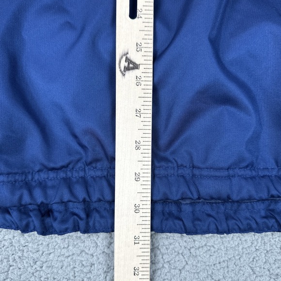 Vintage 90s Nike Windbreaker Jacket Men XL Blue 1/2 Zip Anorak Mesh Lined - Picture 7 of 16